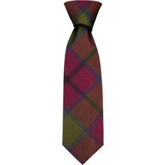 Men - Pink Ties iLuv Clan tie connaught irish tartan pure wool scottish handmade necktie