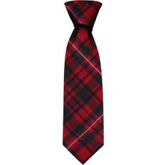 Men - Wool Ties iLuv Clan tie mackinnon red modern tartan pure wool scottish handmade necktie
