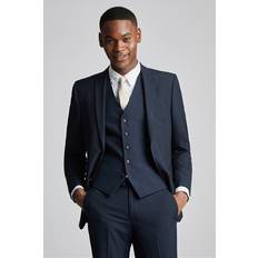 Limehaus Navy Blue Slim Fit Men's Suit Jacket 48L