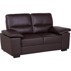 Beliani Adlyn Brun 2 Personers Sofa 3 personers