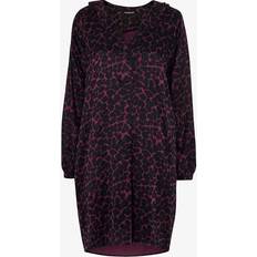 Polyester - Woman Dresses Whistles Womens Smudge Animal-print Crepe Mini Dress