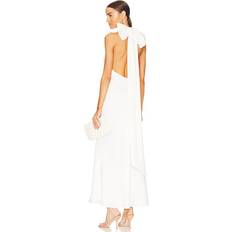 Misha x REVOLVE Evianna Satin Gown in White. XS