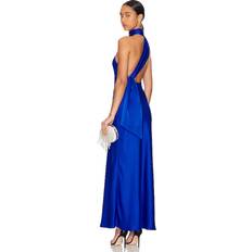 UV Protection Dresses Misha Alastair Satin Gown in Royal. L, XL, XXL