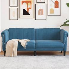 2-sits Soffor på rea vidaXL blå Soffa 2-sits, 3-sits