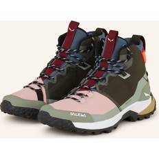 Chukka Boots Salewa Puez Mid PTX Hiking Boots Women's Dark Olive/Shadow 00-0000061439-5651-8-5