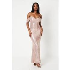 Clothing Coast sequin bardot gown