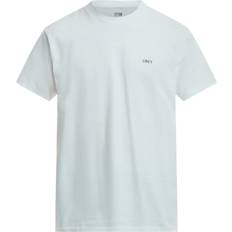 Obey T-shirts Obey Men's Ripped Icon Backprint T-Shirt White