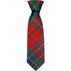 Red Ties iLuv Clan tie maclean of duart ancient tartan pure wool scottish handmade necktie