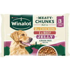 Winalot meaty chunks jelly chicken & beef