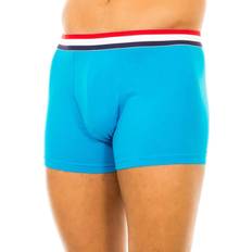 Tommy Hilfiger Turquoise Clothing Tommy Hilfiger Mens boxer in elastic cotton and breathable fabric 1U87902996 Turquoise