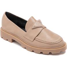 40 ½ - Gröna Loafers Raw Kikka Dame loafers 8021 Kaki