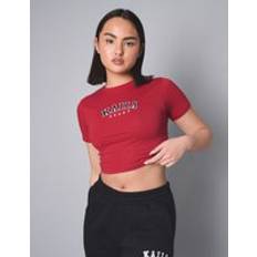 Kaiia Sport Baby Tee Red red