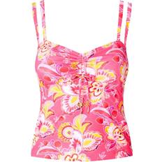 Rosa Tankinis Joe Browns Dam Återvunnen Innehåll Blommig Tankini Topp - Rosa Multi