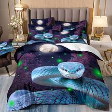 Textiles Xcsgsra 04, Single135X200CM/2PCS Cobra Duvet Cover