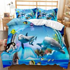 Textiles Xcsgsra 04, King220X240CM/3PCS Underwater world Duvet Cover