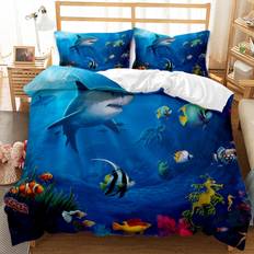 Textiles Xcsgsra 09, King220X240CM/3PCS Underwater Duvet Cover