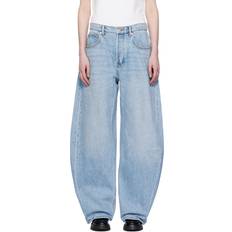 Alexander Wang Blue Oversized Jeans 468A Classic Light WAIST