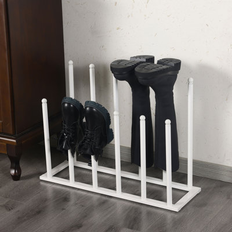 Ebern Designs White Hallway Furniture & Accessories Ebern Designs 6 Shoe Rack