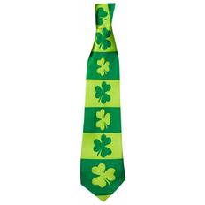 Polyester Slipsar Boland tie Shamrock polyester green Green