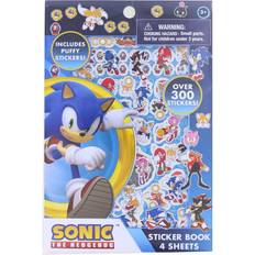 Blu FAI DA TE Innovative Designs Sonic The Hedgehog Sticker Book 4 Sheets Over 300 Stickers