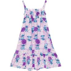 Dresses Disney Lilo & Stitch Oversize Little Girls Smocked Maxi Dress Purple