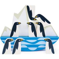 Wooden Balancing Stacking Penguin