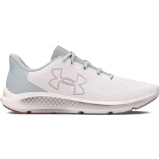 Foam Running Shoes Under Armour Charged Pursuit 3 Big Logo W - White/Halo Gray/Pink Fizz