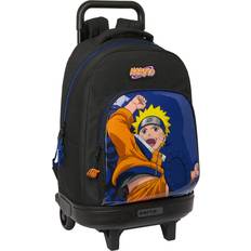 Svarta Barnresväskor Naruto School Wheels Backpack 45cm