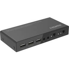 MicroConnect MC-HDMIKVM0201-4K KVM switch Black