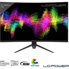 LC-Power LC-M27-QHD-165-C Pantalla Para PC 68,6 cm 2560 x 1440 Pixeles Quad HD LED Negro