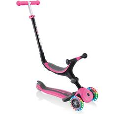 Globber GO-UP FOLDABLE PLUS LIGHT S rosa med belysta hjul