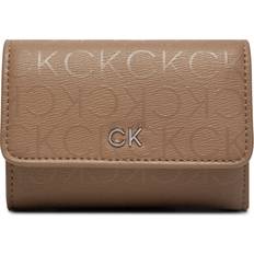 Wallets & Key Holders Calvin Klein Portefeuille Imprimé - Beige