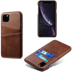 Apple iPhone 11 Covers med kortholder Apple Dual Card iPhone 11 cover Brun