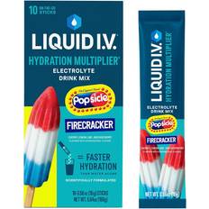 Vitamins & Supplements Liquid I.V. Multiplier Electrolyte Drink Mix Popsicle Firecracker The Go Packets