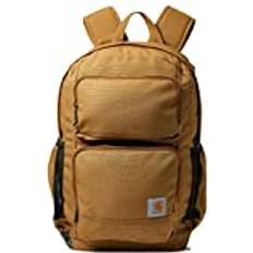 Carhartt 28 L ryggsäck med dubbla fack, brun, En storlek, 28 L ryggsäck med dubbla fack