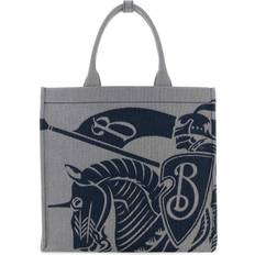 Burberry Men Totes & Shopping Bags Burberry Embroidered Canvas Shopping Bag