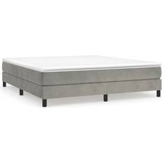 vidaXL Bed Frame Box Spring Platform Bed Mattress