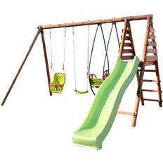 Soulet Colza Wooden Swing Set with Slide