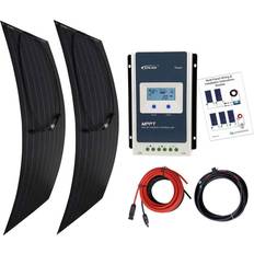 Lowenergie 200w Flexible Solar Panel Charging Kit with MPPT Charger Controller