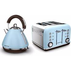Morphy Richards Azure Blue Accents Pyramid Kettle Set