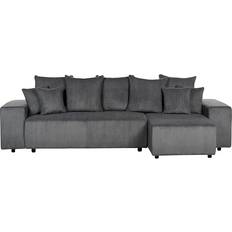 Beliani Modern Luspa Dark Grey Canapé 294cm Canapé 3 Places