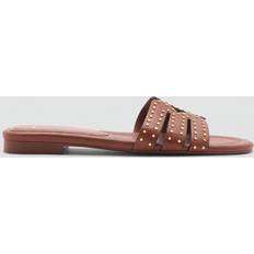 Läder Slides Mango Torin Sliders, Brown