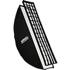Lighting & Studio Equipment Walimex Pro Essential Striplight Softbox 30 x 120 cm, 360° Rotatable, Easy Assembly, Includes Grid, Bowens Adapter and Transport Bag, Ideal for and Photography