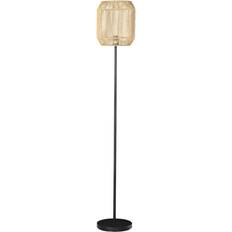 Floor Lamps & Ground Lighting on sale Homcom Farmhouse Wicker Natural Floor Lamp 158cm