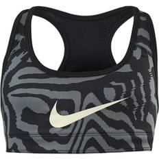 Fille Sous-vêtements Nike Junior Swoosh AOP Reversible Bra - Black, Unisex, Multicolor