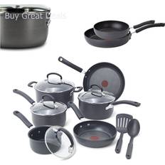 Tefal Loop Handles Cookware Sets Tefal ultimate hard anodized Cookware Set with lid