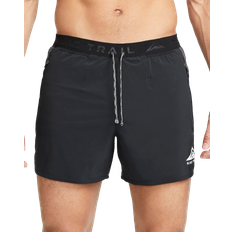 Gehen & Wandern/Laufen - Herren Shorts NIKE Trail Second Sunrise Dri-FIT Brief Lined Running Short - Black/Dark Smoke Grey/White