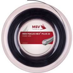 Svarta Tennissenor MSV Focus-HEX Plus 25 String Reel 200m black