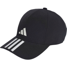 Fitness & Palestra - Uomo Cappelli Adidas 3-stripes Aeroready Baseball Cap - Black/White