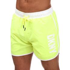 Nylon Swimming Trunks DKNY Mens Aruba Swim Short in Yellow